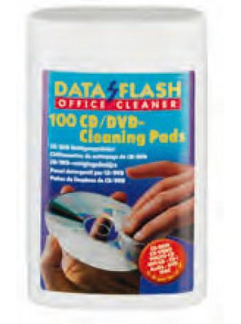 Data-Flash Чистящие салфетки 100 шт для CD дисков