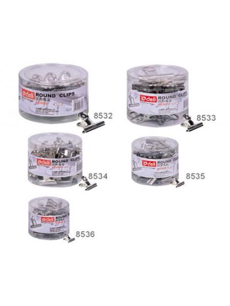 DELI Зажим для бумаг 38 мм никелированный DELI Зажим для бумаг 38 мм никелированный