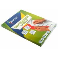 FORPUS Наклейки  70 х 37, белые, 24/100