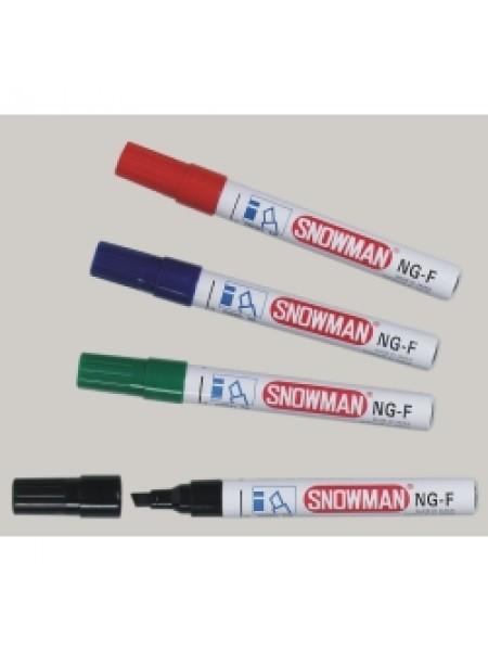 SNOWMAN Маркер перманентный Giant NG-F (2-5 мм), скошенный
