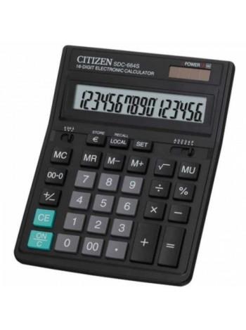 CITIZEN Калькулятор настольный 16-разрядный SDС-664S