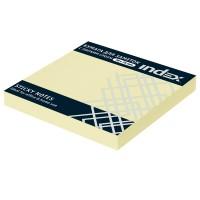 INDEX Бумага для заметок с липким слоем, разм. 76х75 мм, 100 л., пастельные тона