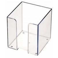 СТАММ Пластбокс прозрачный для бумажного блока 9*9*9