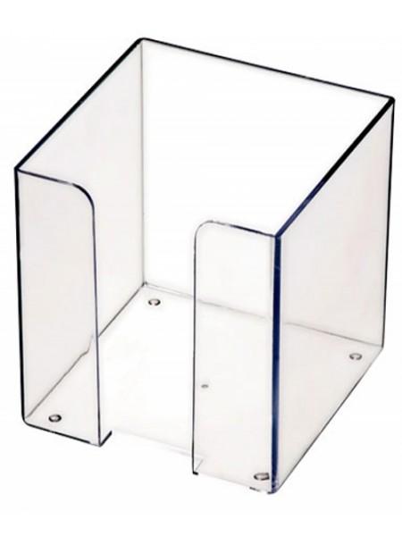 СТАММ Пластбокс прозрачный для бумажного блока 9*9*9