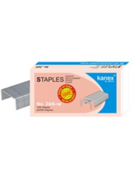KANEX Скобы для степлера №24/6, 1000шт/уп.
