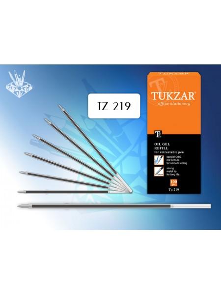 TUKZAR Стержень шариковый 106 мм евро, синий, на масляной основе, 0,7мм