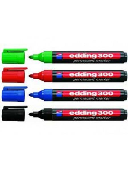 EDDING Маркер перманентный E-300 (1-3 мм)