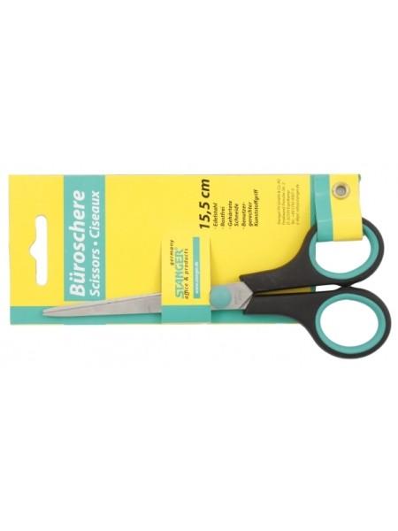 STANGER Ножницы офисные сталь 15.5 см STANGER Ножницы офисные сталь 15.5 см