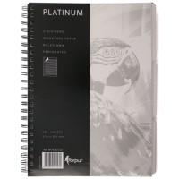 FORPUS Тетрадь на гребне Platinum, A4, 100 л., в линейку