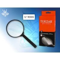 TUKZAR Лупа канцелярская, диаметр 90 мм, 2-х кратное увеличение