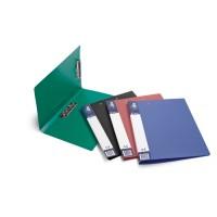 FORPUS Папка пластиковая с боковым зажимом и верхним прижимом, толщина пластика 0,5 мм