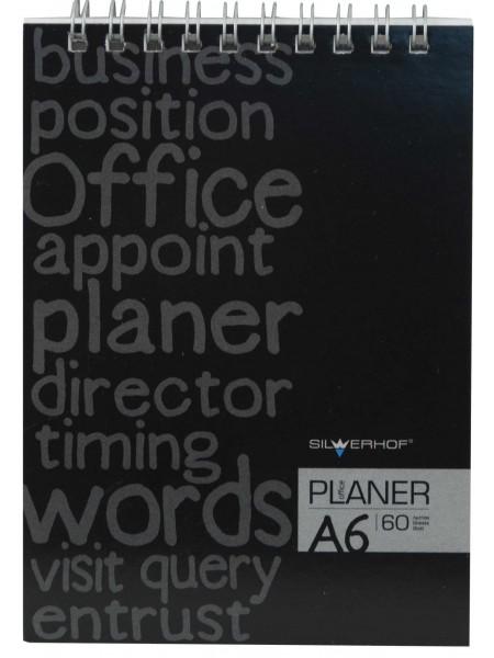 SILWERHOF Бизнес-блокнот 40л., А6, OFFICE PLANNER