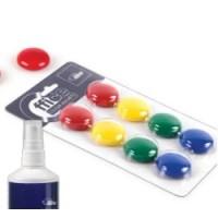 FORPUS Набор магнитов для доски, диаметр 30мм, 8 шт/уп, ассорти