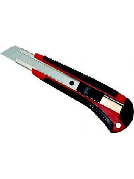 LACO Нож канцелярский С18С комфорт прорезиненый, с 2-мя запасными лезвиями LACO Нож канцелярский С18С комфорт прорезиненый, с 2-мя запасными лезвиями