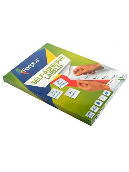 FORPUS Наклейки  38 х 21.2, белые, 65/100