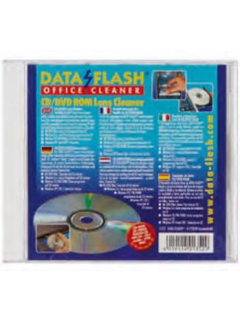 Data-Flash Чистящий диск для CD, DVD и Blu Ray проигрывателей