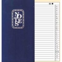 УДП Телефонная книга 125*235, 64 л., твердая обложка, с вырубкой, ассорти