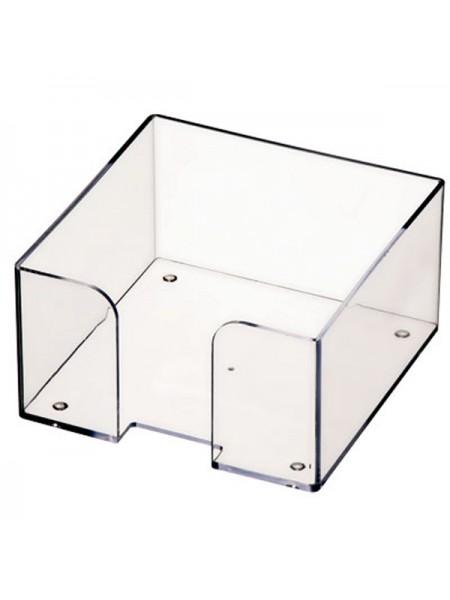 СТАММ Пластбокс прозрачный для бумажного блока 9*9*5