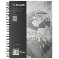 FORPUS Тетрадь на гребне Platinum, A4, 120 л., в клетку