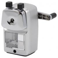 FORPUS Точилка механическая, 1 отверстие, настольная, серебристая