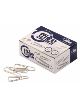 FORPUS Скрепки канцелярские 25 мм, 100шт/уп, треугольные, с загнутым краем FORPUS Скрепки канцелярские 25 мм, 100шт/уп, треугольные, с загнутым краем