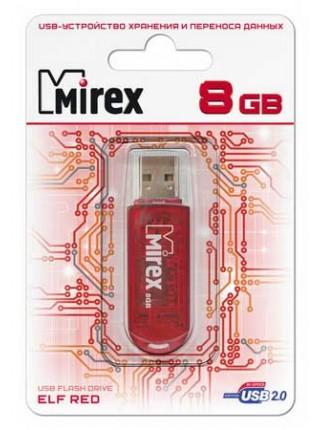Mirex 8Gb USB FlashDrive ELF RED Mirex 8Gb USB FlashDrive ELF RED