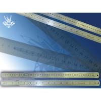 TUKZAR Линейка металлическая 40 см, двусторонняя, с двойной шкалой