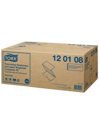 TORK Полотенца бумажные листовые Singlefold сложения ZZ однослойные (250 л./уп)