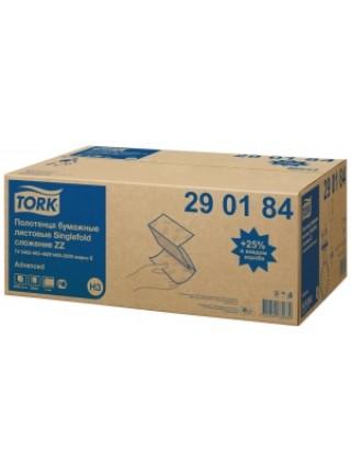 TORK Полотенца бумажные листовые Singlefold сложения ZZ двухслойные (200 л./уп)
