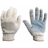Перчатки трикотажные с ПВХ покрытием "Точка" из 5-ти нитей 7,5 класса вязки