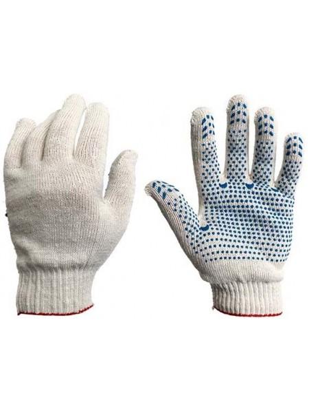 Перчатки трикотажные с ПВХ покрытием "Точка" из 5-ти нитей 7,5 класса вязки Перчатки трикотажные с ПВХ покрытием "Точка" из 5-ти нитей 7,5 класса вязки