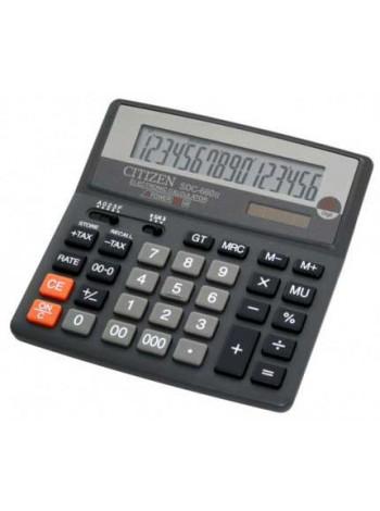 CITIZEN Калькулятор настольный 16-разрядный SDС-660II