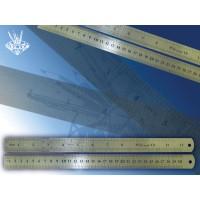 TUKZAR Линейка металлическая 30 см, двусторонняя, с двойной шкалой