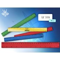 TUKZAR Линейка пластиковая 30 см, с двойной шкалой