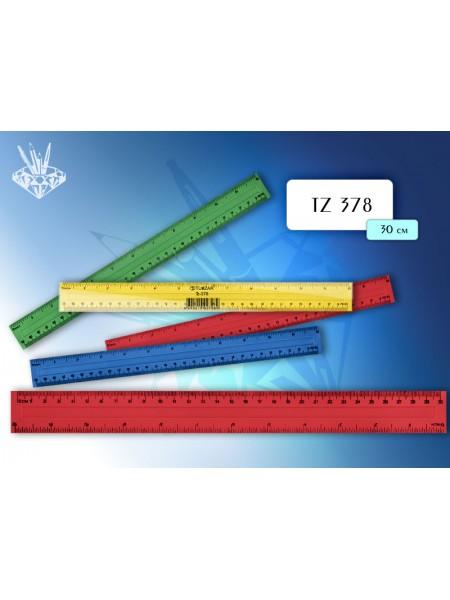TUKZAR Линейка пластиковая 30 см, с двойной шкалой TUKZAR Линейка пластиковая 30 см, с двойной шкалой