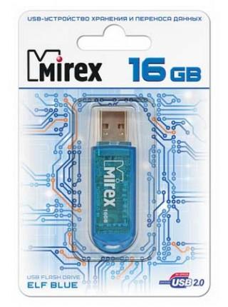 Mirex 16Gb USB FlashDrive ELF BLUE Mirex 16Gb USB FlashDrive ELF BLUE