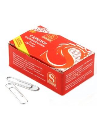 SPONSOR Скрепки 33мм оцинкованные 100шт/уп SPONSOR Скрепки 33мм оцинкованные 100шт/уп