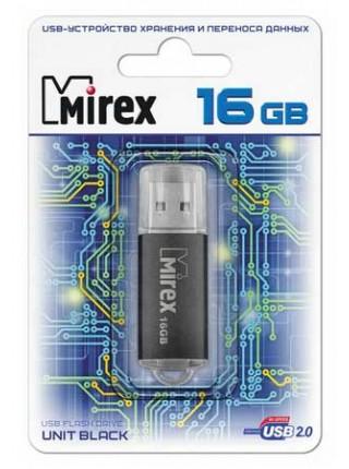 Mirex 16Gb USB FlashDrive UNIT BLACK, металлический корпус Mirex 16Gb USB FlashDrive UNIT BLACK, металлический корпус