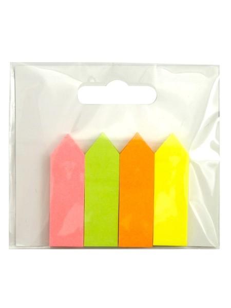 FORPUS Индексы-"стрелочки" бумажные 15х50мм 4 цвета по 50л FORPUS Индексы-"стрелочки" бумажные 15х50мм 4 цвета по 50л