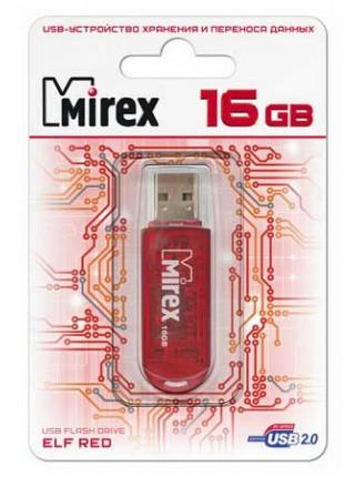 Mirex 16Gb USB FlashDrive ELF RED Mirex 16Gb USB FlashDrive ELF RED