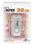Mirex 32Gb USB FlashDrive SWIVEL WHITE, мет.откидная дужка на разъем