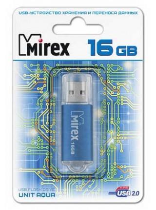 Mirex 16Gb USB FlashDrive UNIT AQUA, металлический корпус Mirex 16Gb USB FlashDrive UNIT AQUA, металлический корпус