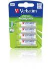Verbatim Аккумулятор  АА 2500 мАч Premium NiMH (блистер по 4 шт.) 49941