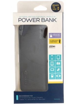 PLATINET Внешний аккумулятор PMPB13BB (13000 мАч), черный с серым
