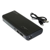 PLATINET Внешний аккумулятор PMPB80BB (8000 мАч), черный с серым