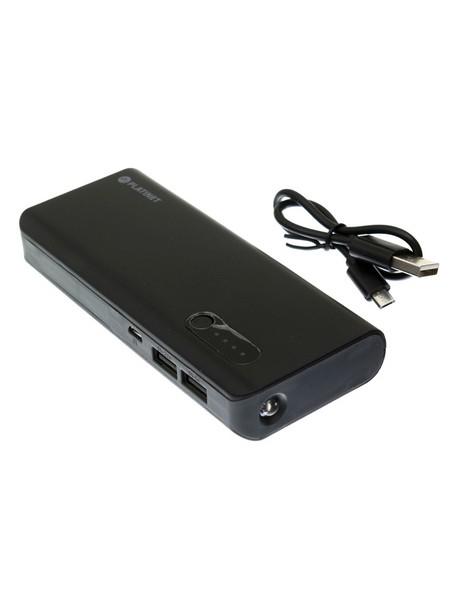 PLATINET Внешний аккумулятор PMPB80BB (8000 мАч), черный с серым