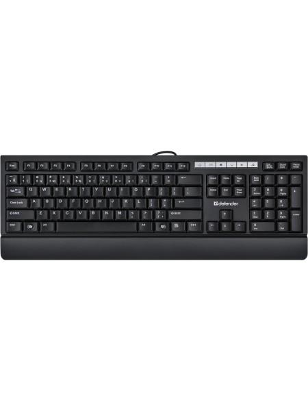 Defender Проводная клавиатура Episode SM-950 RU, черный, полноразмерная Defender Проводная клавиатура Episode SM-950 RU, черный, полноразмерная