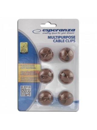 ESPERANZA Держатели для кабелей 6 шт. EBA101