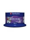 Verbatim DVD+R диск 8.5 Гб 8х, Double Layer, Printable, по 50 шт. CakeBox Verbatim DVD+R диск 8.5 Гб 8х, Double Layer, Printable, по 50 шт. CakeBox