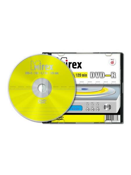 Mirex DVD-R диск 4.7 Гб 16х Slim Case Mirex DVD-R диск 4.7 Гб 16х Slim Case